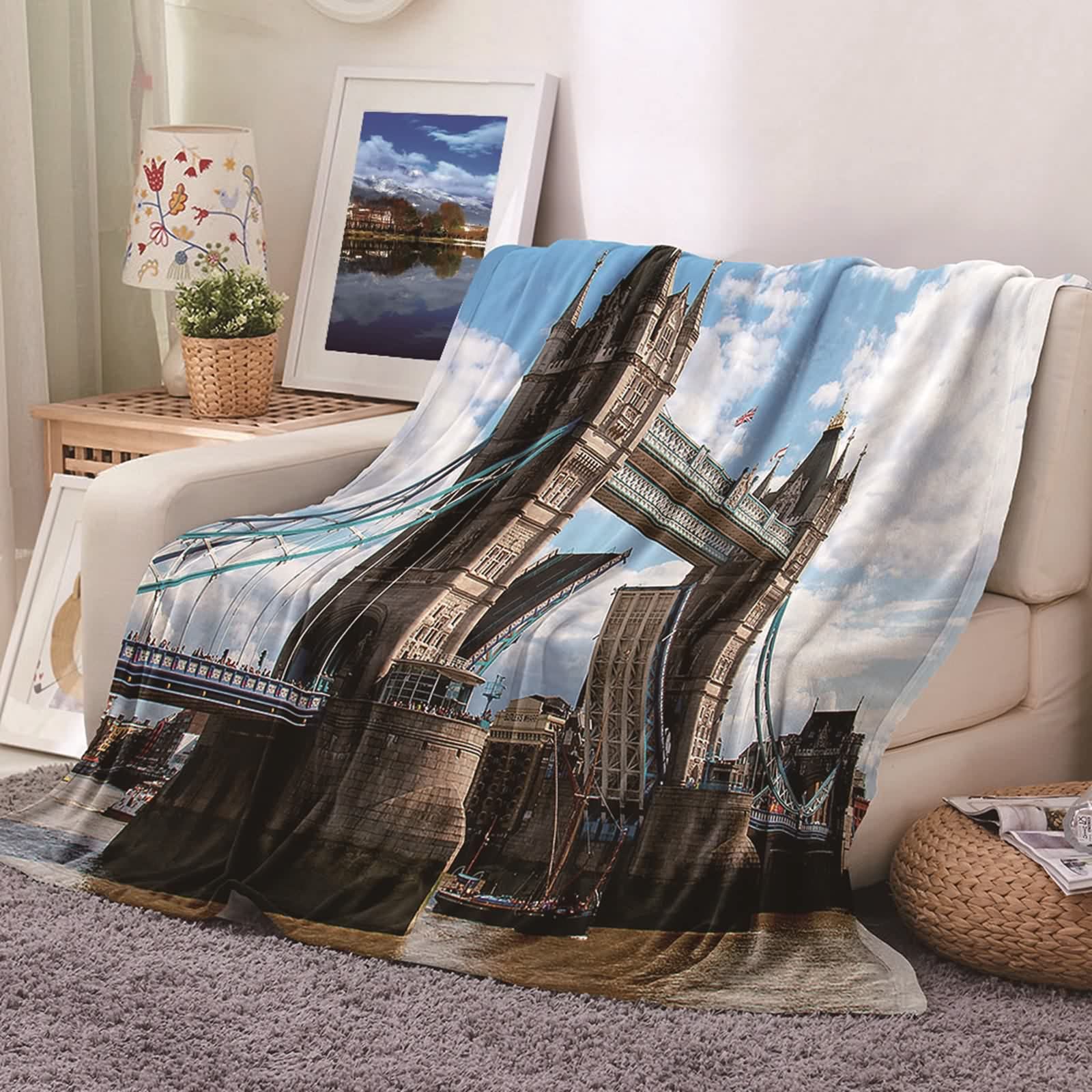 Couverture de canapé KnSam pour salon | Plaid cocooning idéal pour vos soirées cinéma