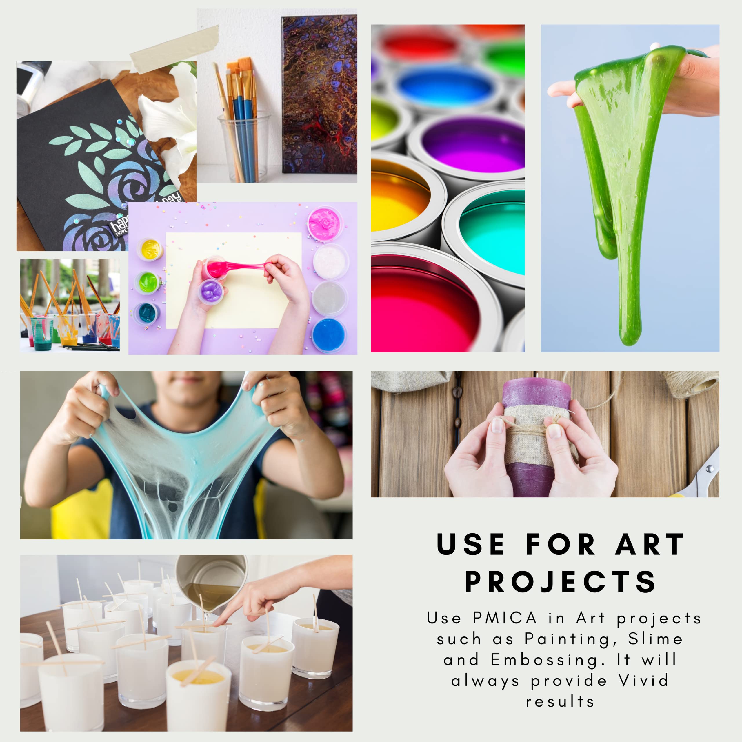 Buy Mica Powder for Epoxy Resin, Set of 24 Colors 0.18oz (5g) of