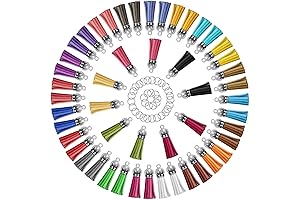PAXCOO Keychain Tassels for Jewelry Making