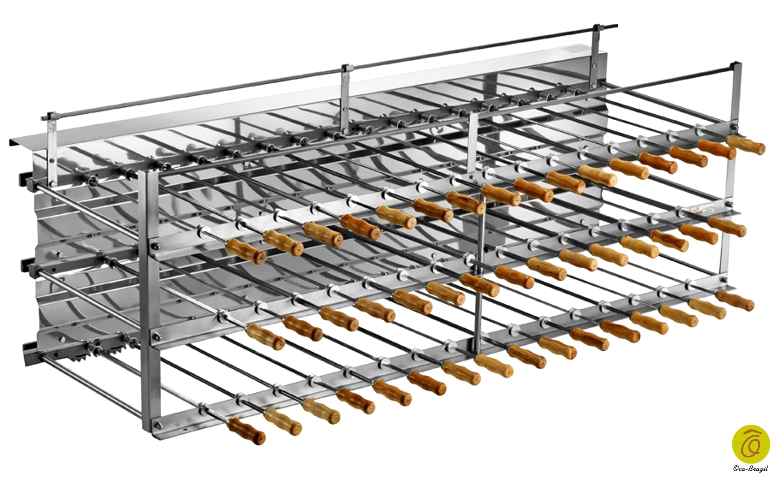 Brazilian Rotisserie System for BBQ - 47 Skewers - Professional Grade
