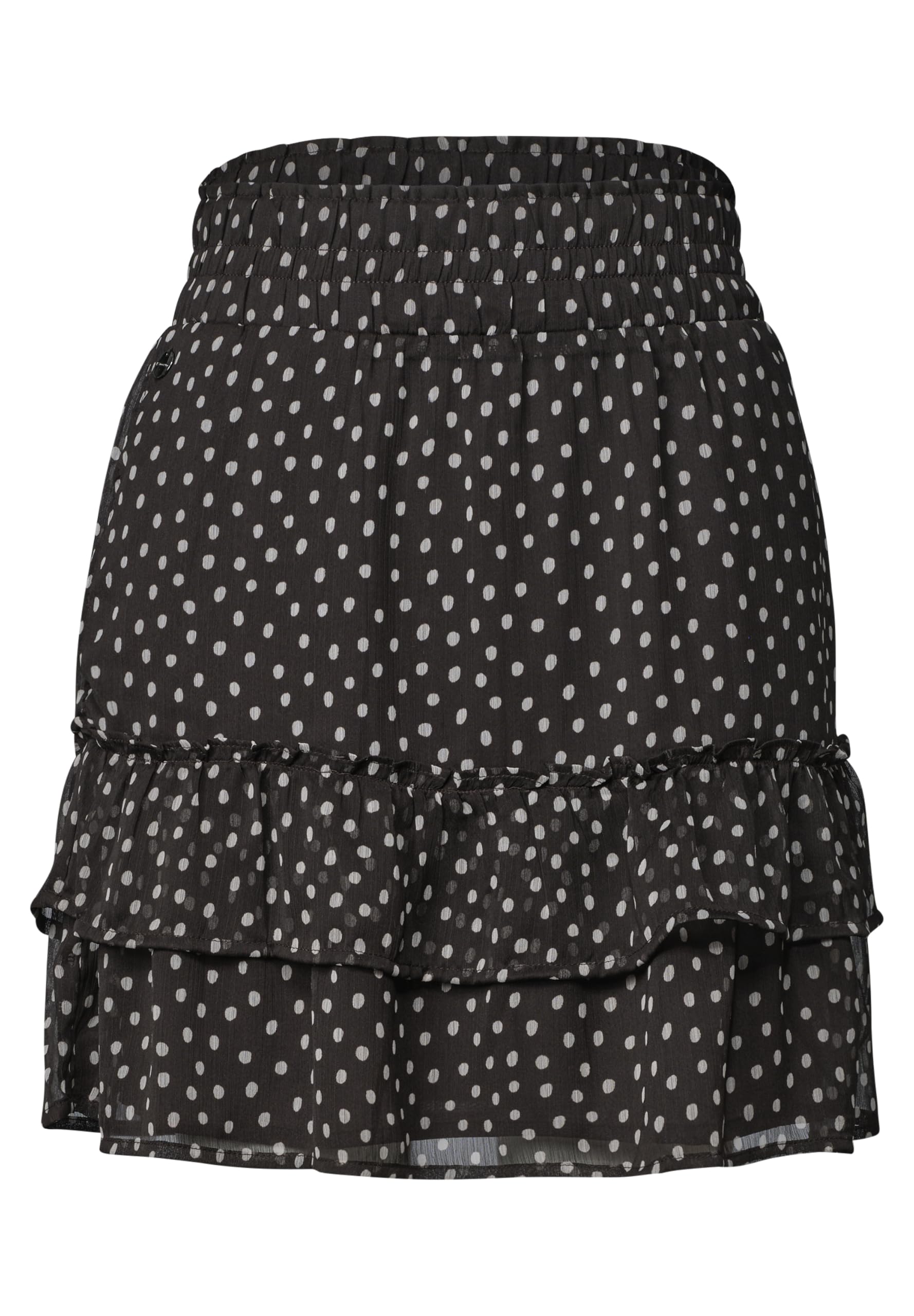 Street One Damen Knielanger Chiffonrock mit Print