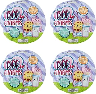 Bullsitoy BFF Charms 2 Pack - 1 for You - 1 for Your Bestie - Lot of 4 Blind Bags
