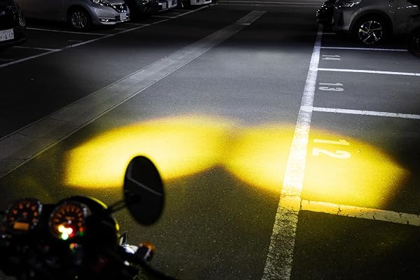 キジマ(Kijima) フォグランプ LED M1タイプ 1個入り 小型 ホワイト/イエロー 3000lm 防水IP68 205-3273 - 5