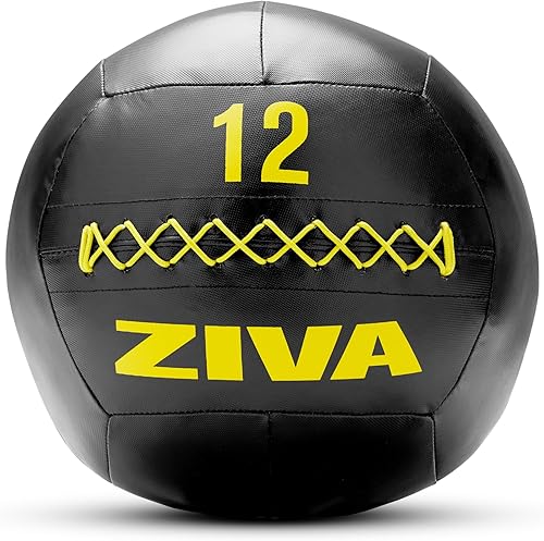 ZIVA Pelota de pared suave  Pelota de ejercicio con peso altamente duradera para entrenamiento de fuerza y acondicionamiento, varios colores, peso