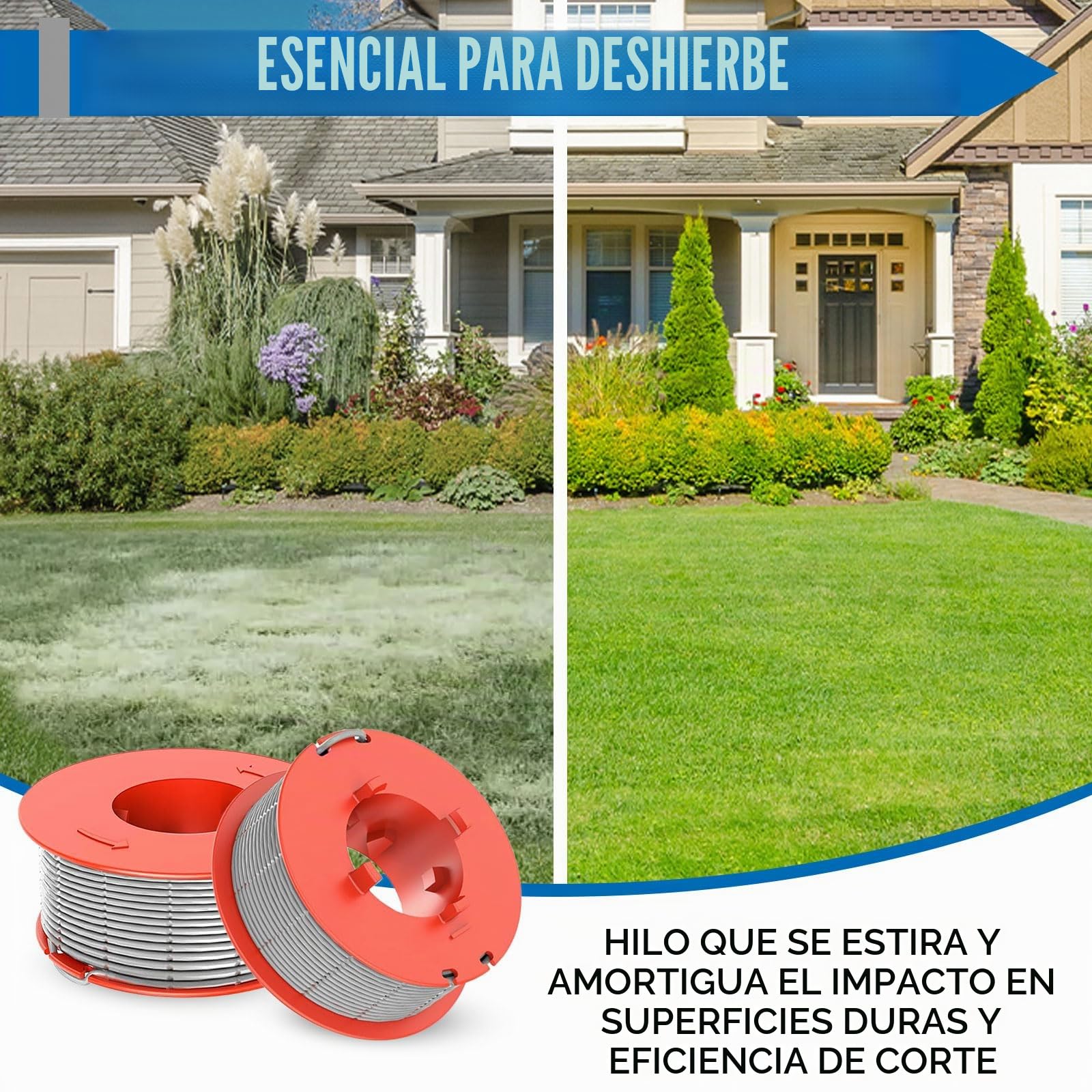 3 piezas de bobina de repuesto para desbrozadora compatible con F016800175, bobina de nylon de alimentación automática con F016L71088 para Bosch Art 23 26 30 Combitrim, Art 23 26 Easytrim, 1,6