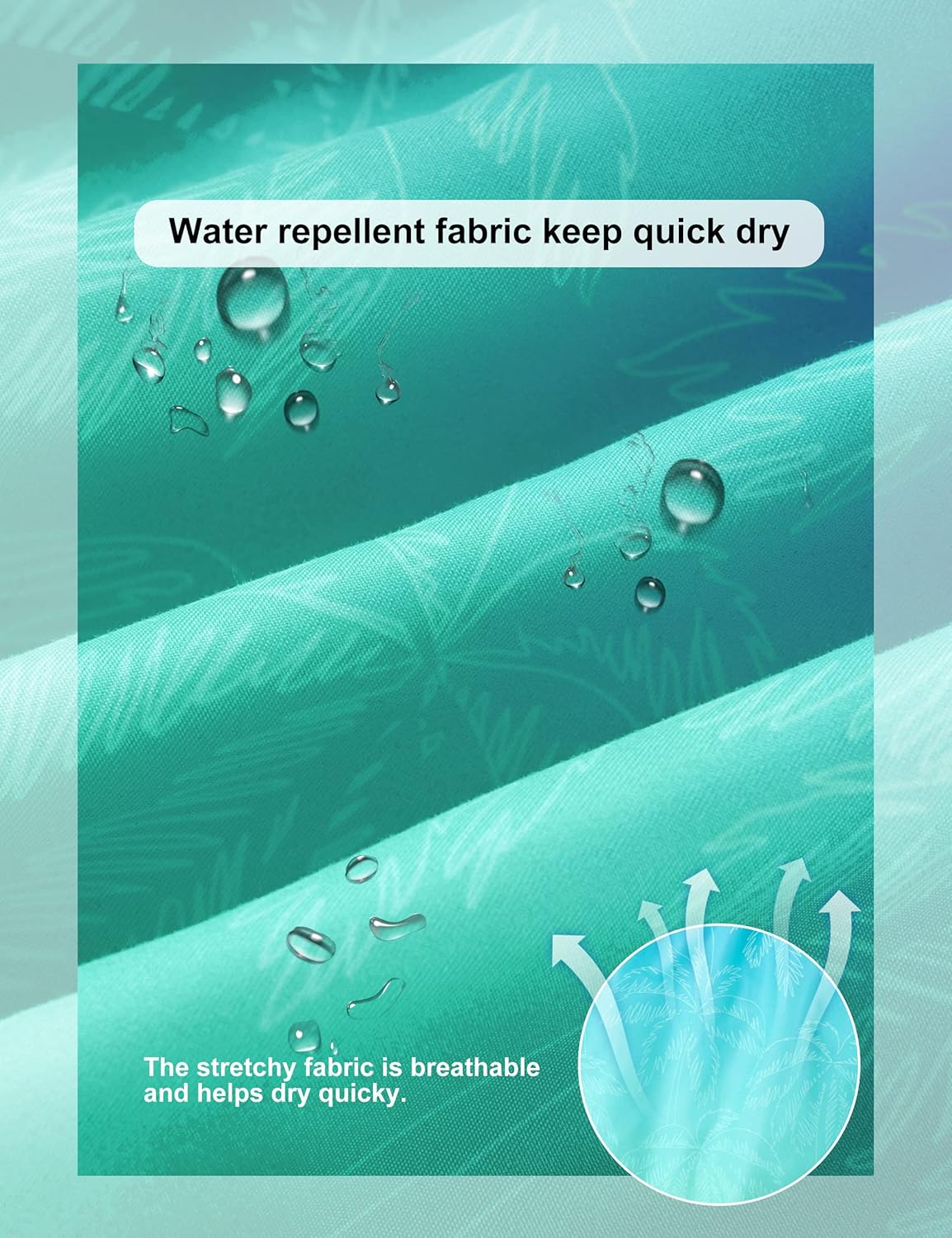 Cozople Mens Swimming Trunks with Compression Liner Swim Shorts 7 inch Quick Dry Bathing Suit Anti Chafe Boardshorts - Image 5