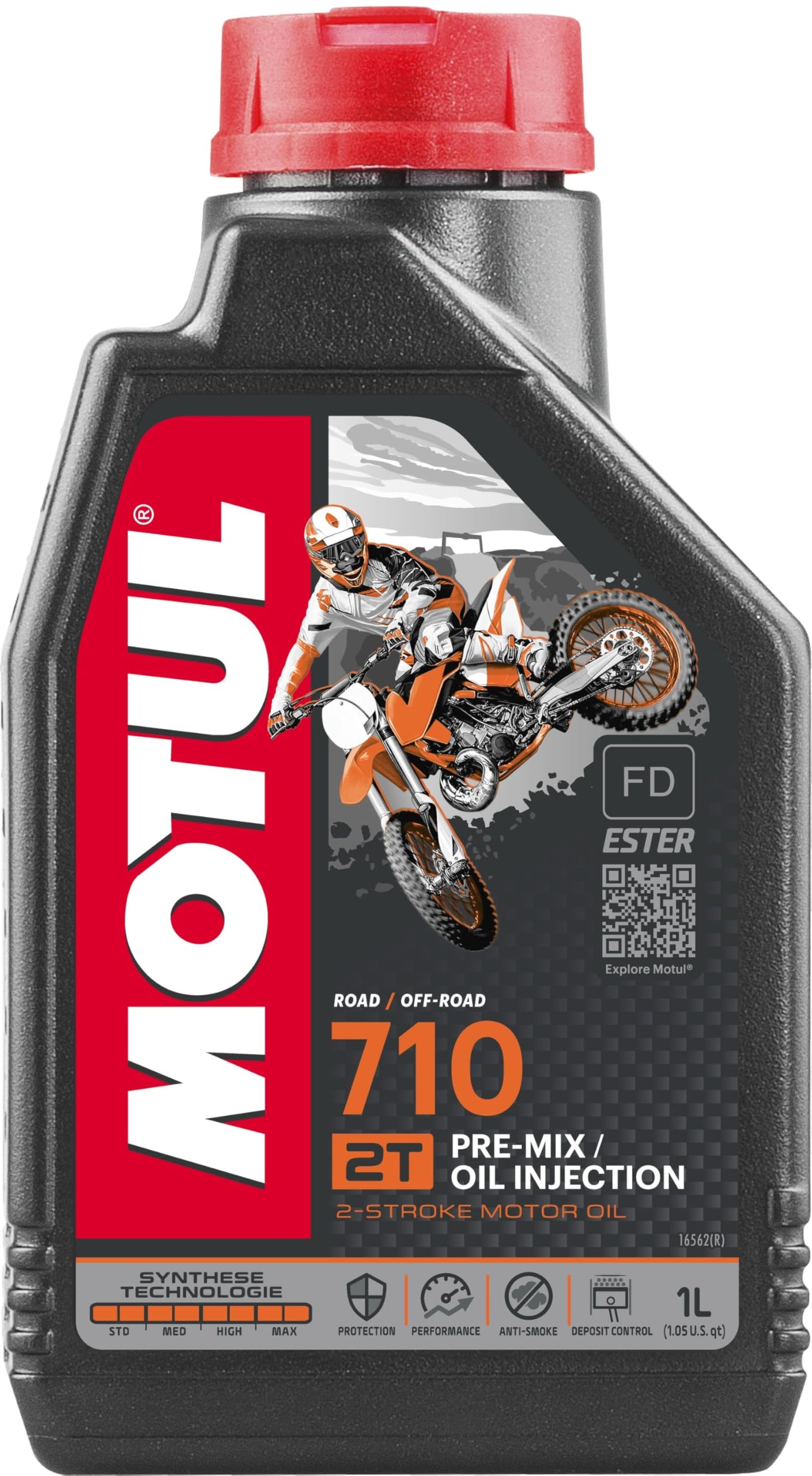 MOTUL Motoröl 710 2T API TC, 1L