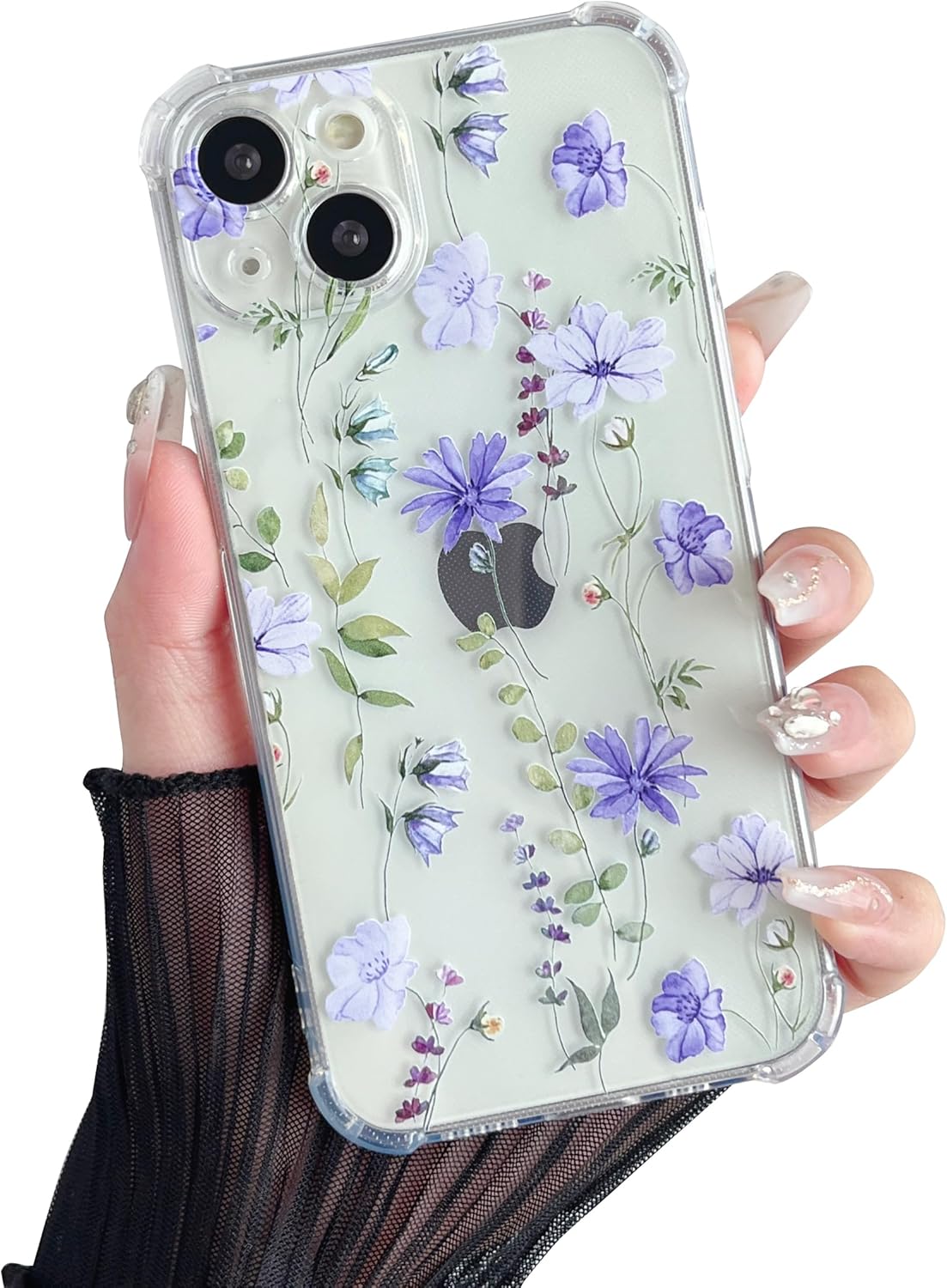 Huawei P30 Lite Cover - Floral Series - Design 5 - Pink & White - View #3