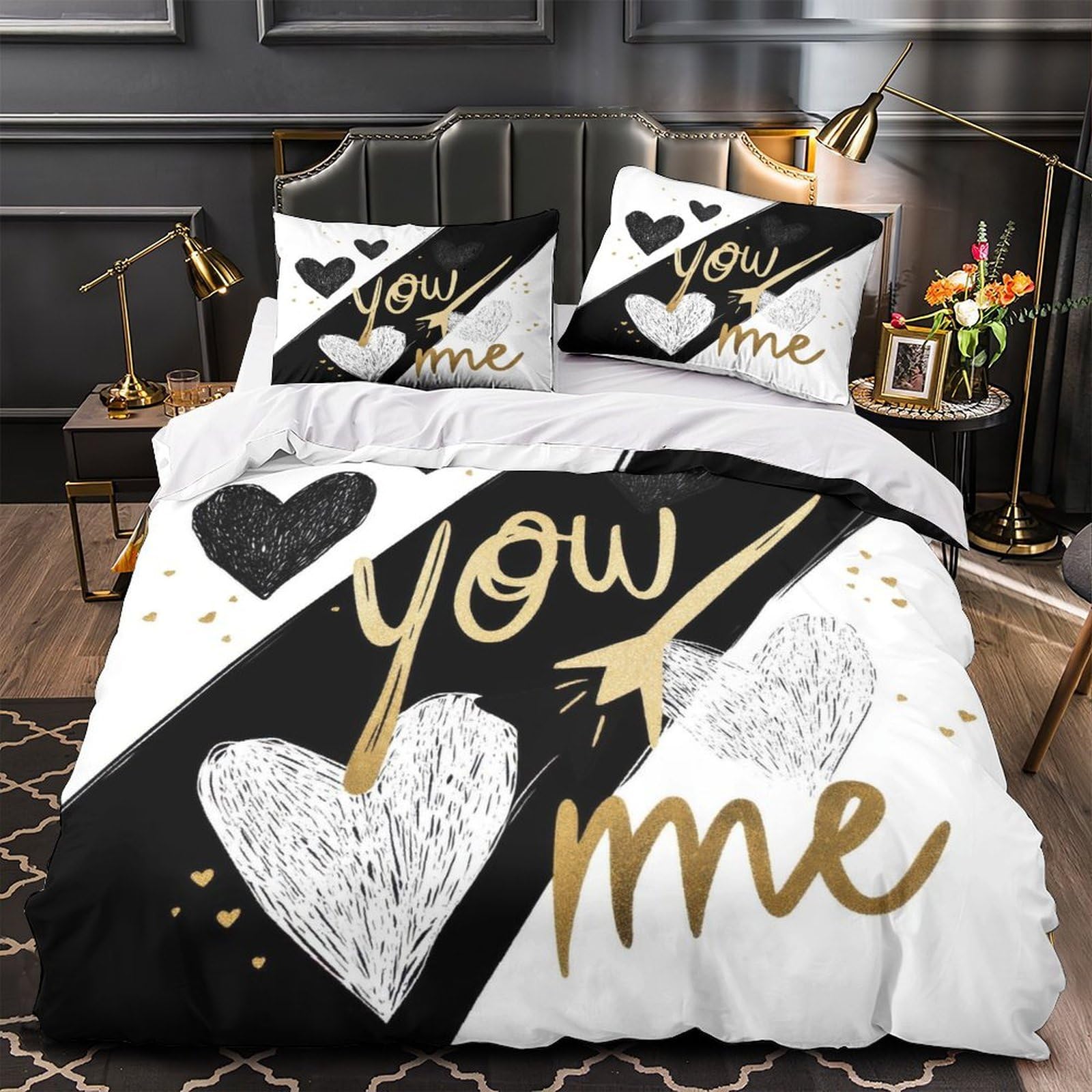 Housse de couette motocross pour chambre d'enfant, lit King size 220x240 avec fermeture éclair