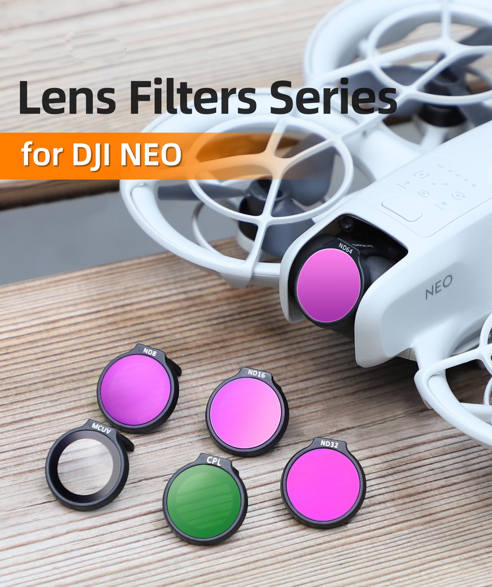 Amazon.com : Neo Lens Filter Set for DJI NEO Multi Coated HD