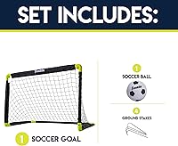 Vista 3 de Franklin Sports Mini Soccer Goal with Ball and Pump