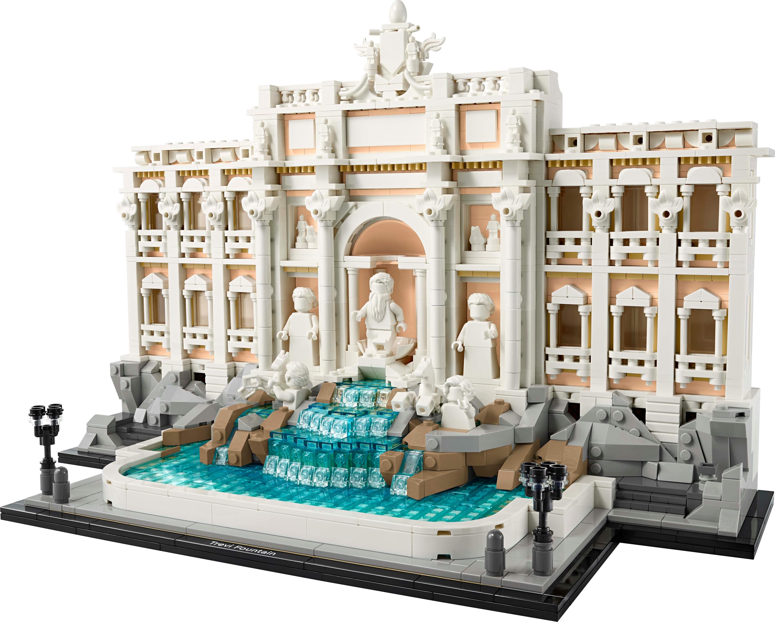 LEGO Architecture Fontana di Trevi - Kit Modellismo di Monumenti Barocchi con Facciata di Palazzo Poli e Sculture - Fai da Te per Adulti da Collezione - Regalo Uomo o Donna Amanti della Storia - 21062