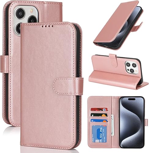 SunYoo for iPhone 15 Pro Case Wallet with Card Holder,for iPhone 15 Pro Wallet C