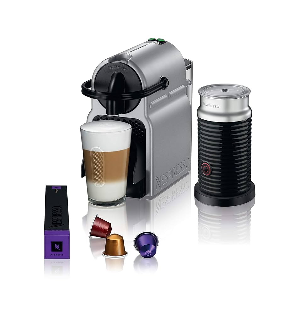 INISSIAイニッシア　Nespresso AEROCIN03 Nespresso Inissia Compact Coffee Machine with Aeroccino Frother