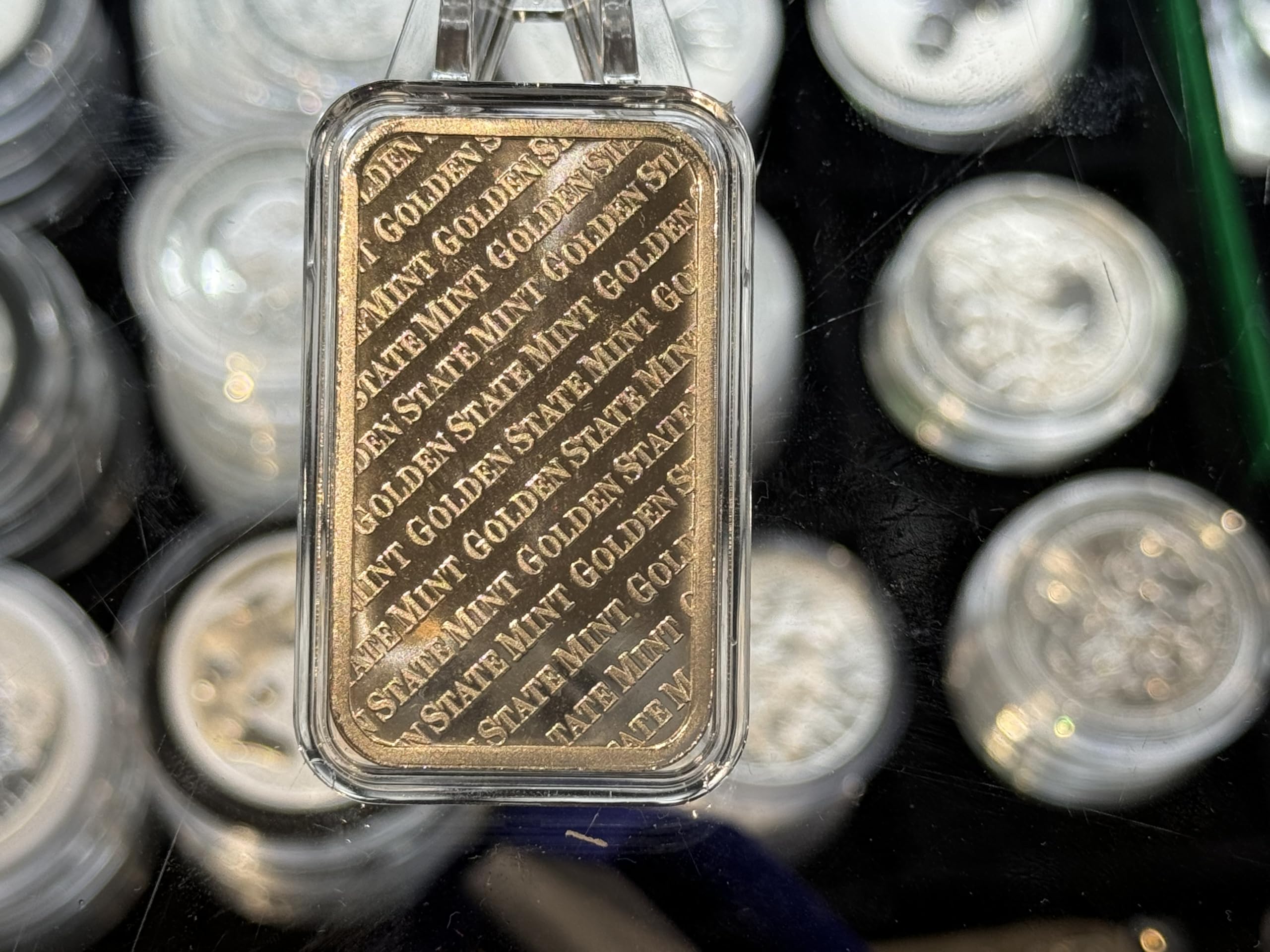 Generic 1 oz golden state gsm silver bar : Amazon.sg: Fashion