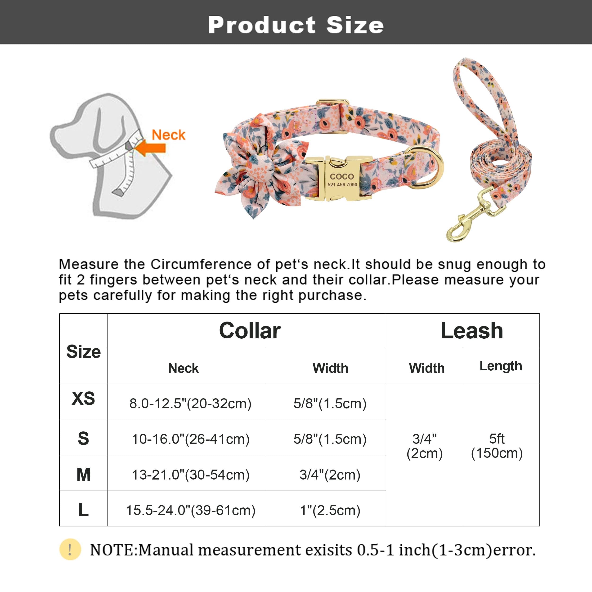 Set Di Collare E Guinzaglio Identificativo Per Cani Stampato In Nylon Resistente Set Di Collare E Guinzaglio Per Cani Regolabili Con Incisione Personalizzata Set Di Collare E Guinzaglio Per