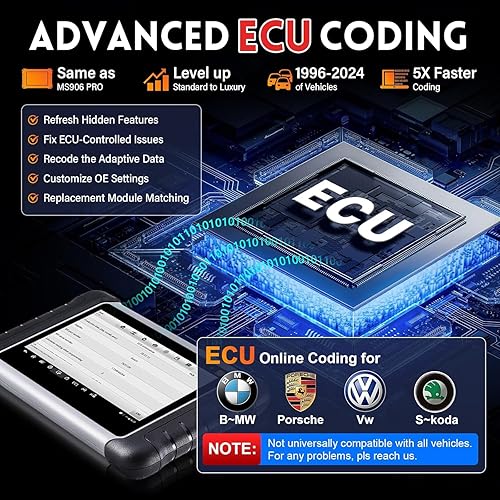 Vista 4 de Autel Escáner MaxiPRO MP808Z-TS (actualizaciones gratuitas de 2 años): Herramienta de escaneo de control bidireccional basada en Android 11