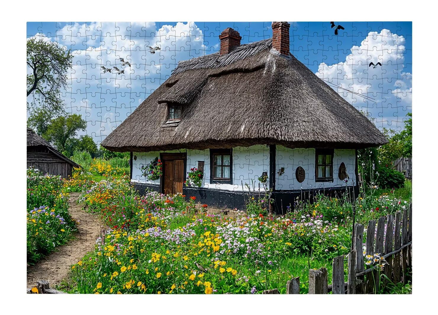 Puzzle ogrodowe, puzzle 2000 elementów dla dorosłych, prezenty dla kobiet