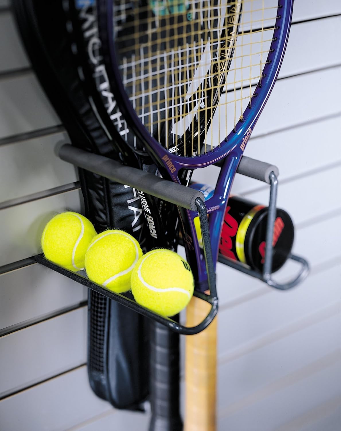 Organized Living - 7115502050 Activity Organizer Racquet Rack Granite Gray
