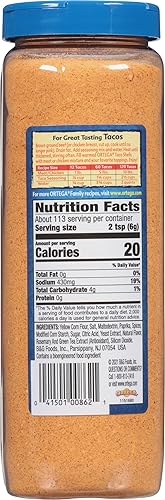 Miniatura 20 de Ortega Mezcla de condimentos, condimento para tacos, 6.5 onzas