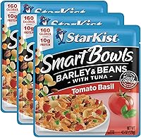 Vista 1 de Starkist Smart Bowls, Tomate Albahaca Cebada y Frijoles Atún, 4.5 oz (Paquete de 3)