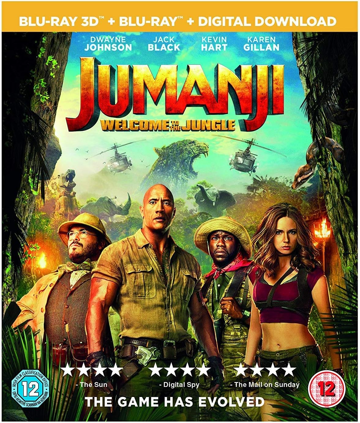 Jumanji: Welcome to the Jungle [Blu-ray] [Region B] [2017]