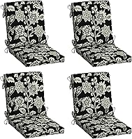 Vista 72 de Cojín para silla de comedor exterior Arden, 20 x 20 pulgadas, resistente a la lluvia, resistente a la decoloración, Alana Tile