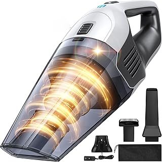 UmorAiro Handheld Vacuum, 8500Pa Suction Handheld Vacuum Cordless, 30min Runtime Lightweight Wireless Handheld Car Vacuum Cleaner, Handheld Vacuum Cordless Rechargeable for Home Carpet