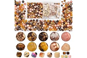Craft Crystal Brown Beads for Bracelets Jewelry Making Kit