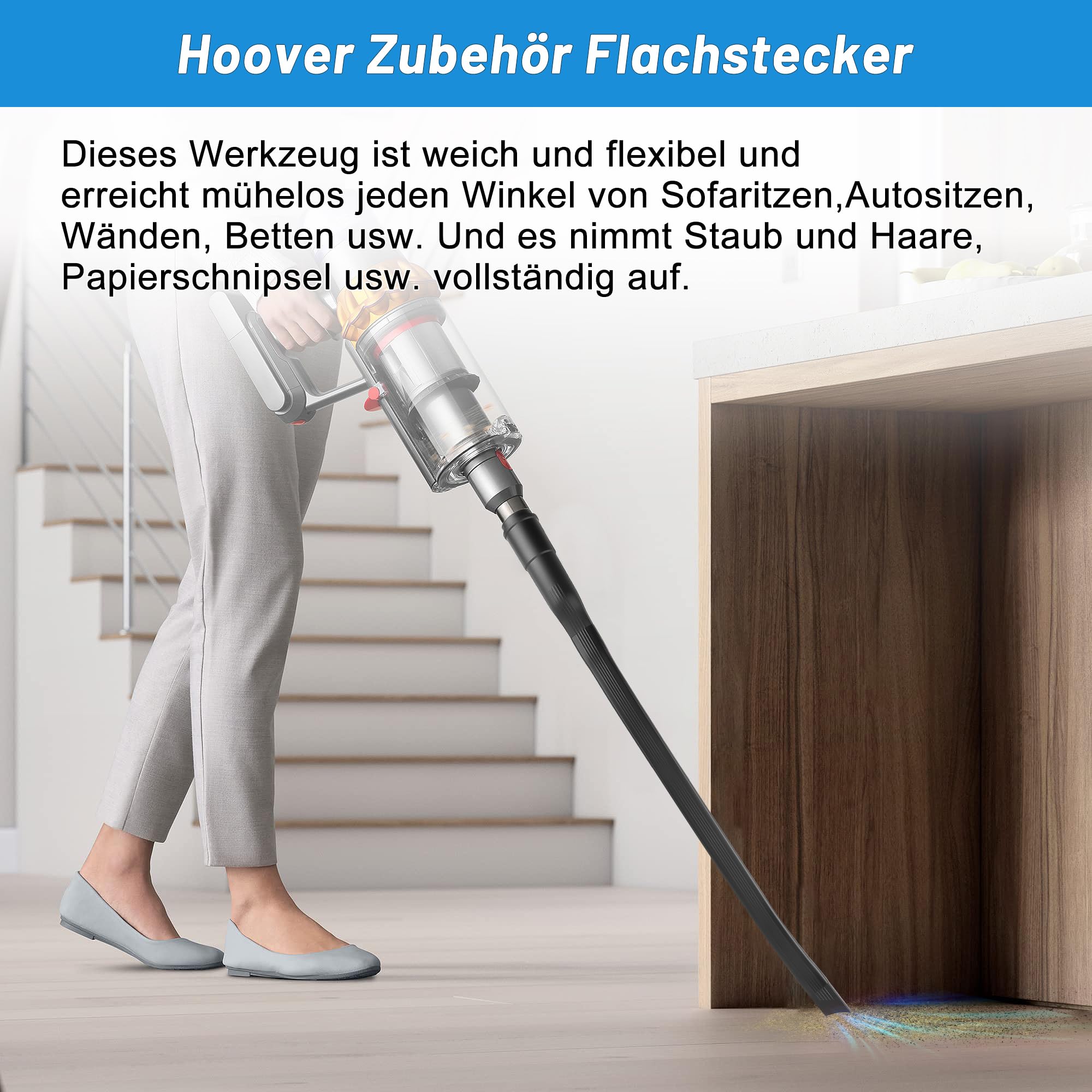 1001 PILES BATTERIES Buse Plate Flexible De 62cm Pour Aspirateur - Tube