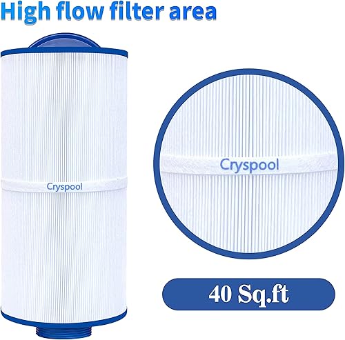 Miniatura 6 de Cryspool Filtro de spa de rosca MPT de 2 pulgadas compatible con filtro de spa Tuff Spas, Del Sol Spas, Sundance Spas 6540-723,5CH-402, FC-2811,