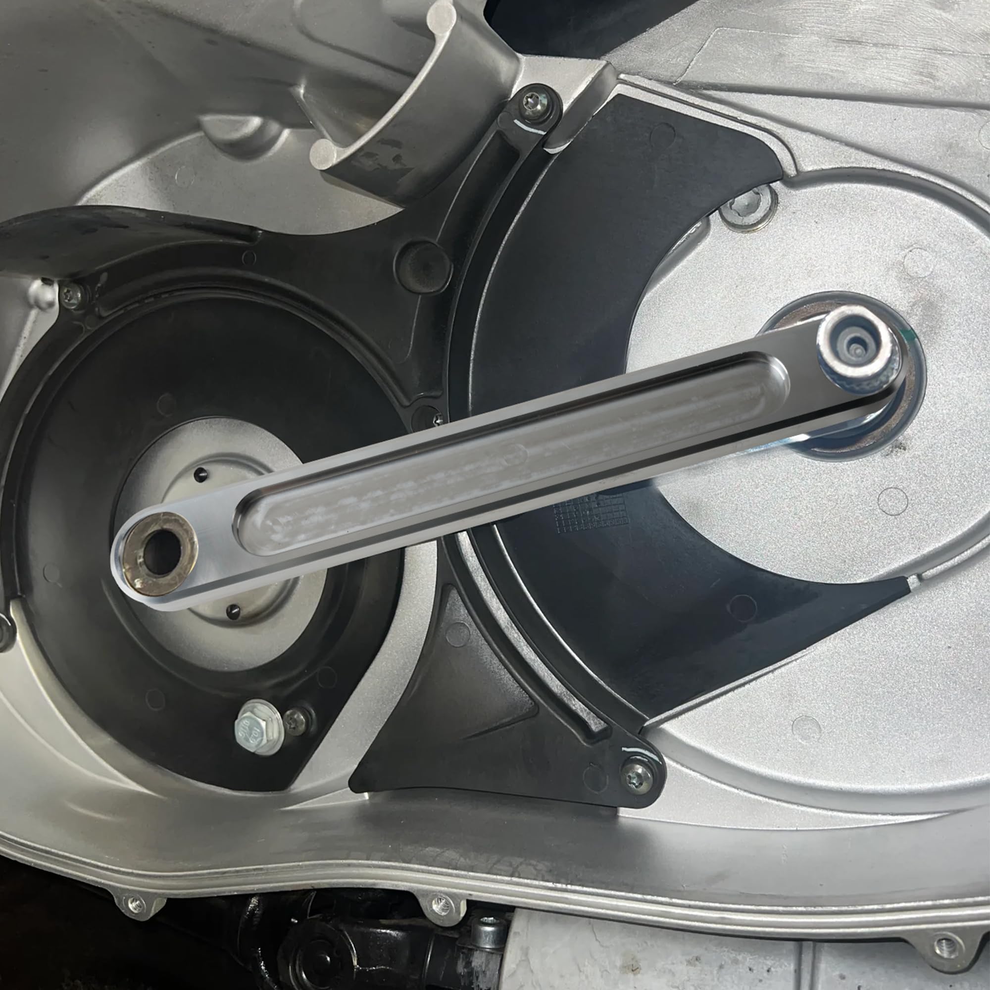 Outil d'alignement d'embrayage d'arbre de transmission Espacement vilebrequin pour Polaris | Convient pour RZR General Ranger XP 1000 2016-2024 (argenté)