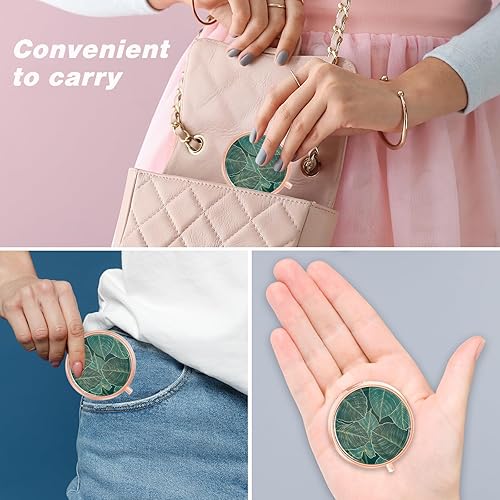 Miniatura 6 de Pastillero de 3 compartimentos, pastillero pequeño para bolso y bolsillo, pastillero de viaje de metal, contenedor de píldoras, contenedor de