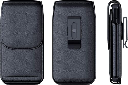 Miniatura 4 de Funda para cinturón para Galaxy S23, S22, S21, S20, S10, S9, S8, A10e, A01, Note 10, funda para cinturón de teléfono celular con clip giratorio,