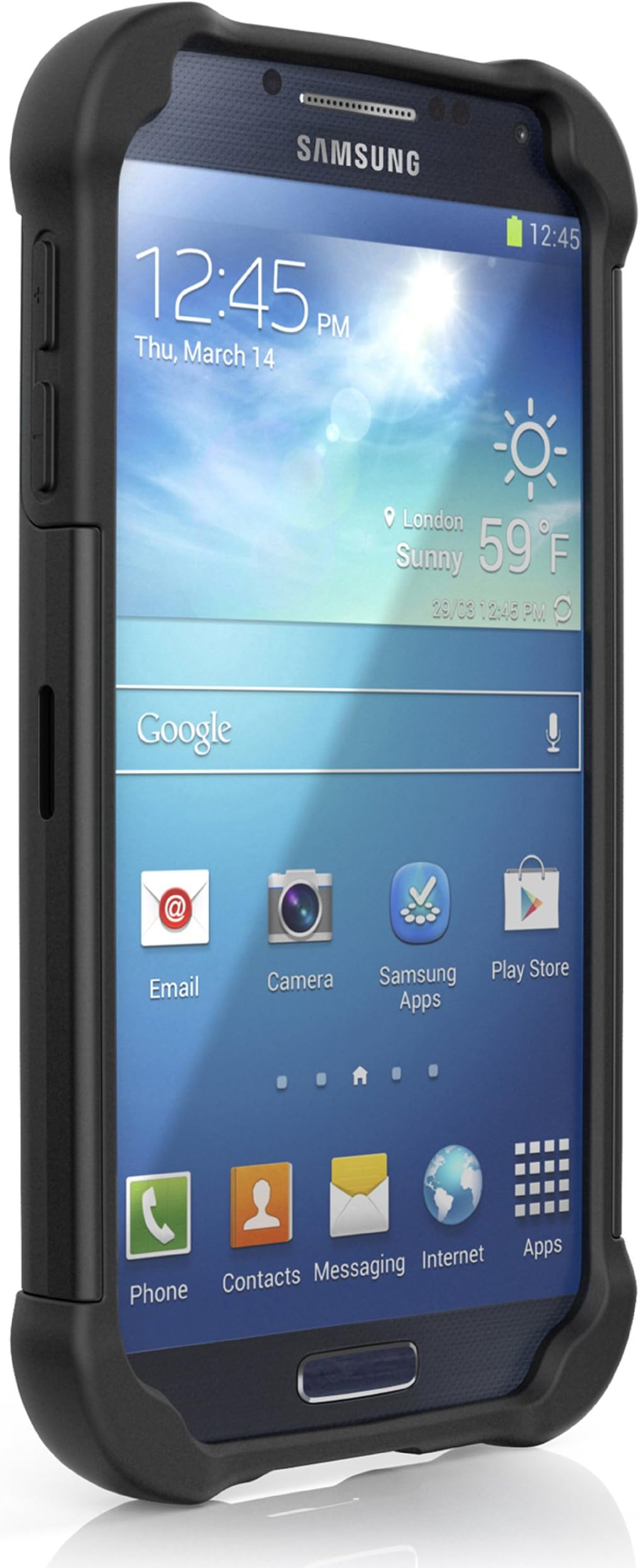 Ballistic SG Case for Samsung Galaxy S4 - Retail Packaging - black