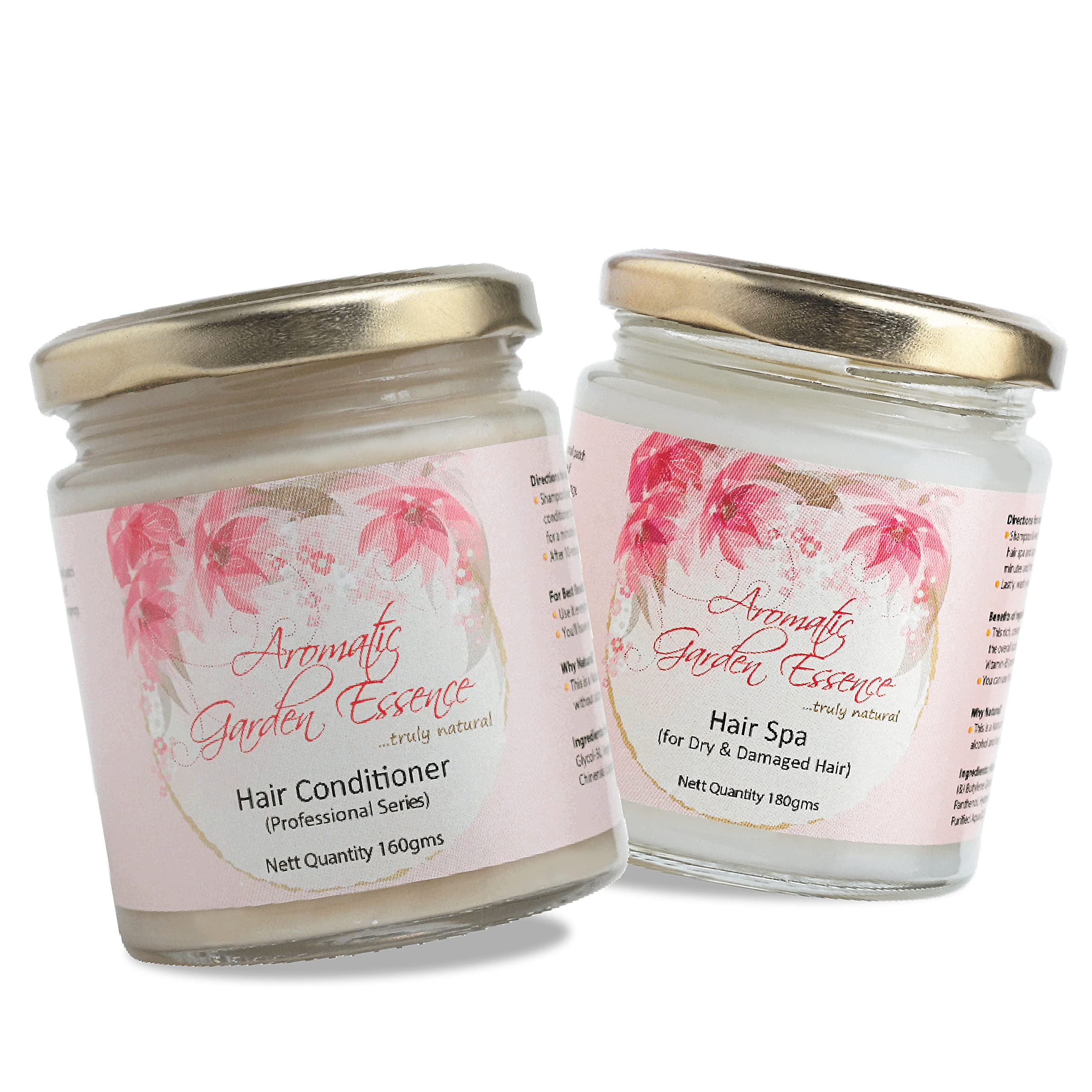 AGE Hair Spa For Dry & Damaged & Hair Conditioner | Treatment for Dull, Dry and Frizzy Hair | Smoothing Hair With Deep Conditioning Treatment | For Women Men 180g + 160g