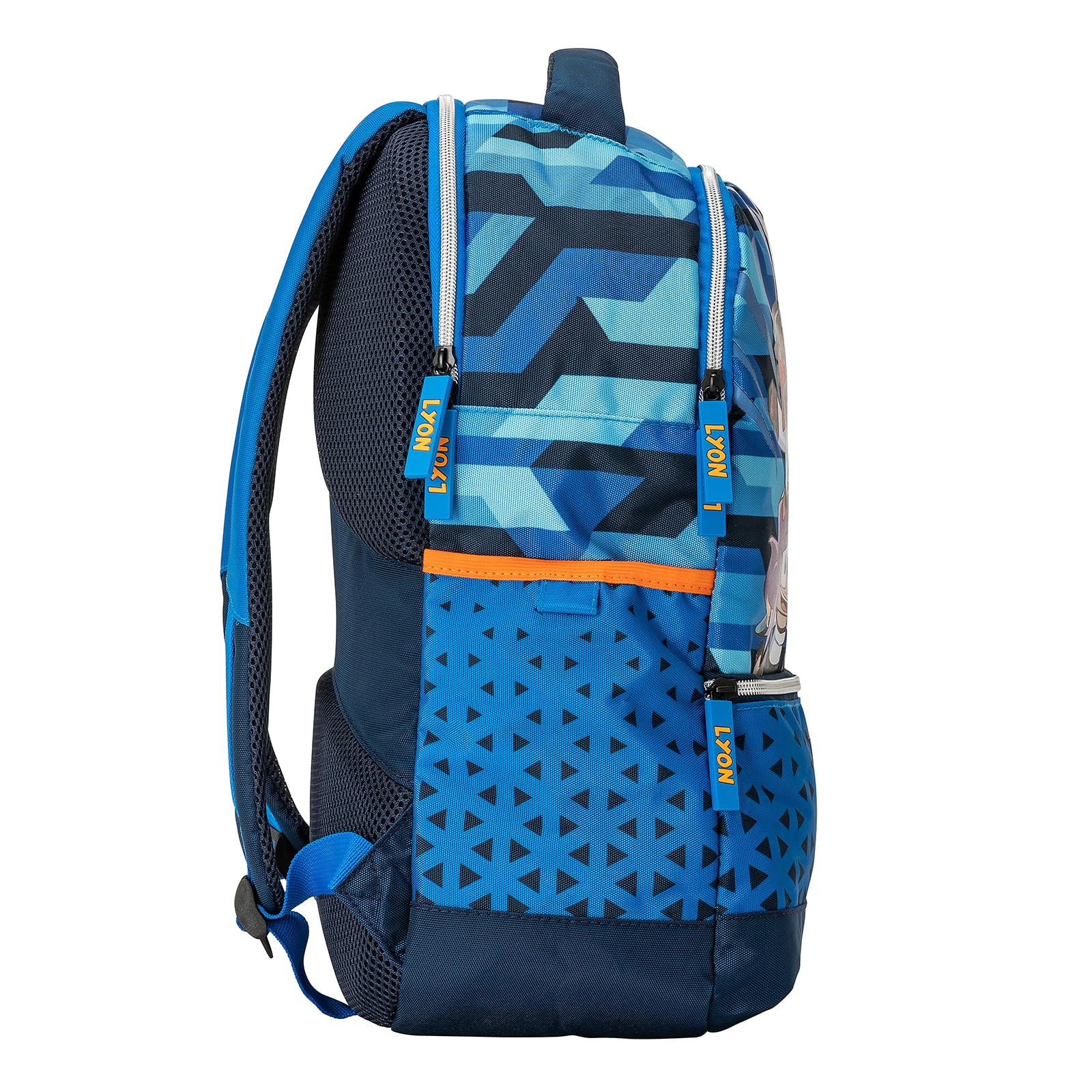 fcp Selección papelería Varzi mochila escolar Lyon 2 compartimentos, multicolor, 34x43hx23, Casual