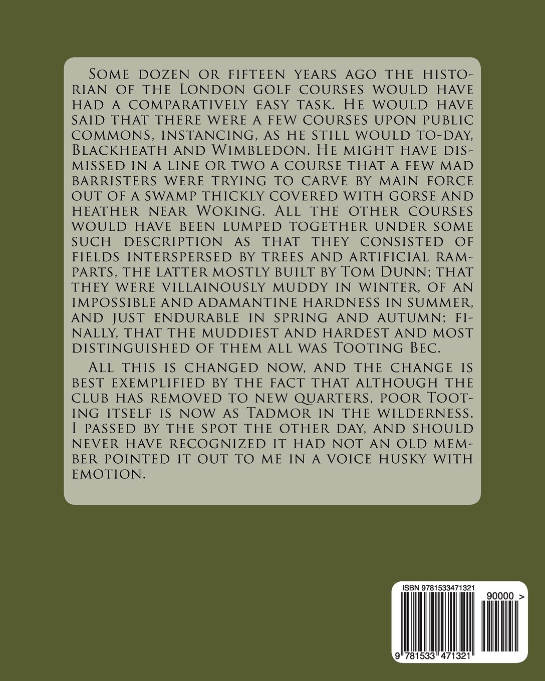 The Golf Courses Of The British Isles      Paperback – May 26, 1910