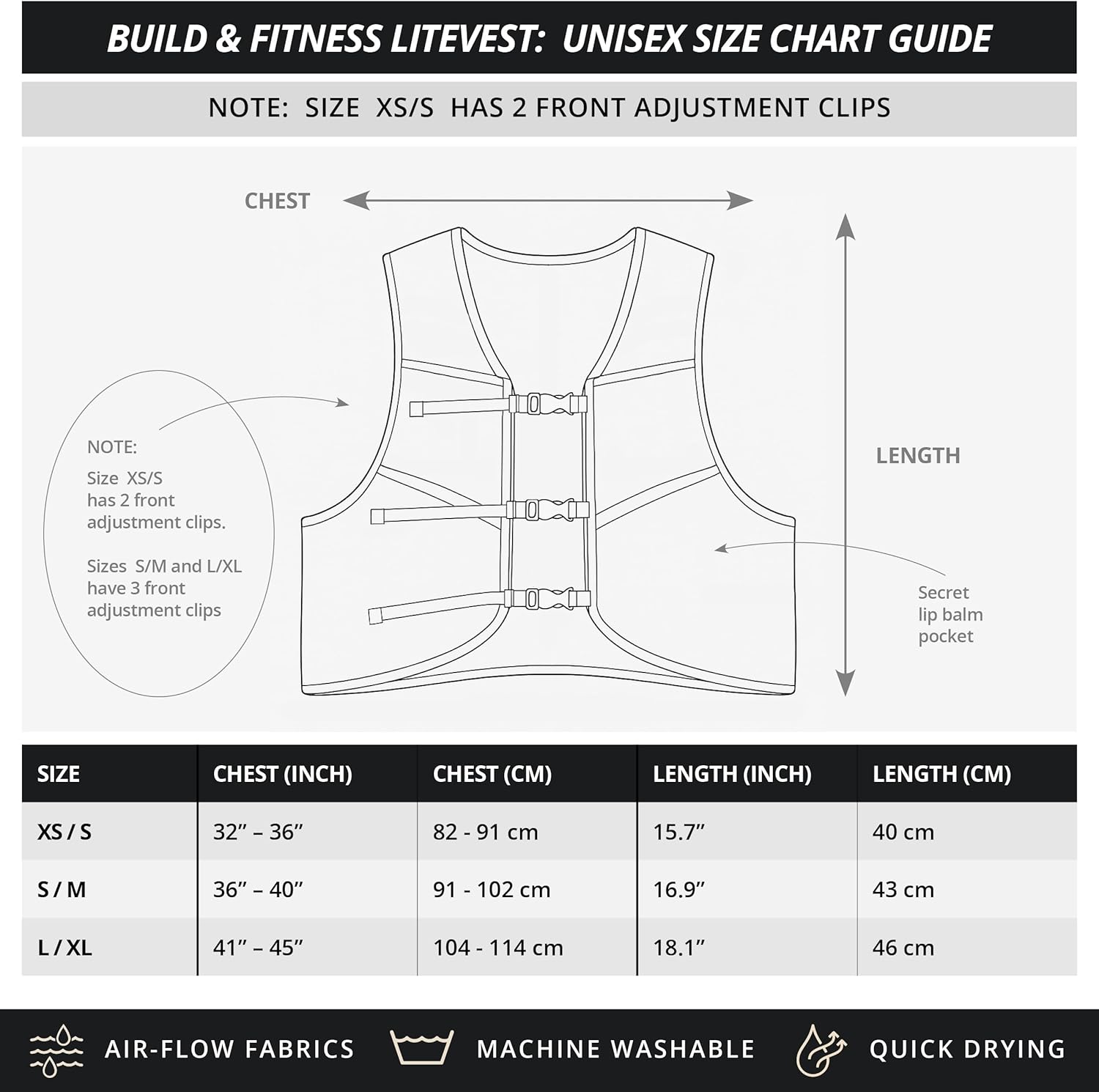 Build & Fitness LITEVEST Running Vest with 2X 500ml Soft Flasks – 7 Pockets, Lightweight, Breathable Hydration Vest – Premium, Secure, Comfort & Style for Training, Trails, Marathons & Everyday Runs