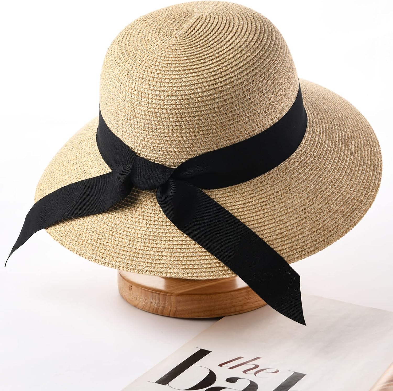 FURTALK Womens Beach Sun Straw Hat 