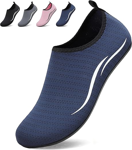 BARFULKER Unisex Badeschuhe – Leichte, schnell trocknende Aquaschuhe
