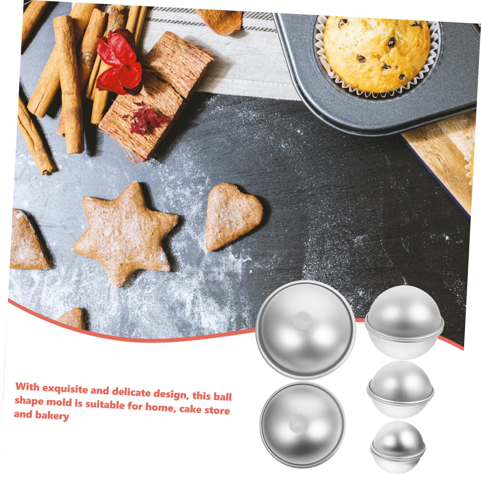 LALAFINA 15paires Moules à Gâteau De Pour Desserts Bougies Et De Bain Outils Pour Activités Manuelles