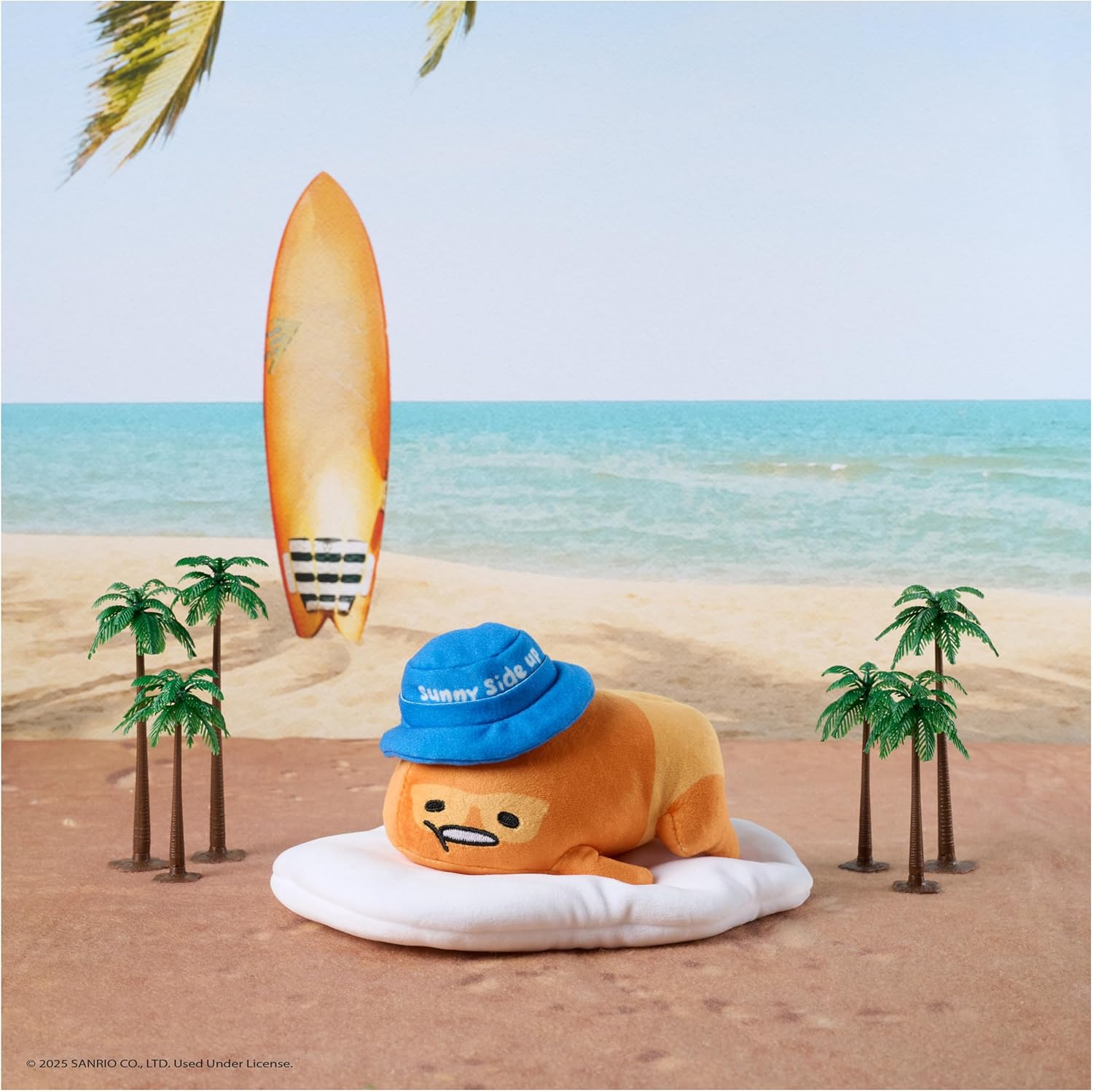 GUND Sanrio Gudetama The Lazy Egg Stuffed Animal, Gudetama Sunny Side Up Plush Toy for Ages 1 and Up, 5”
