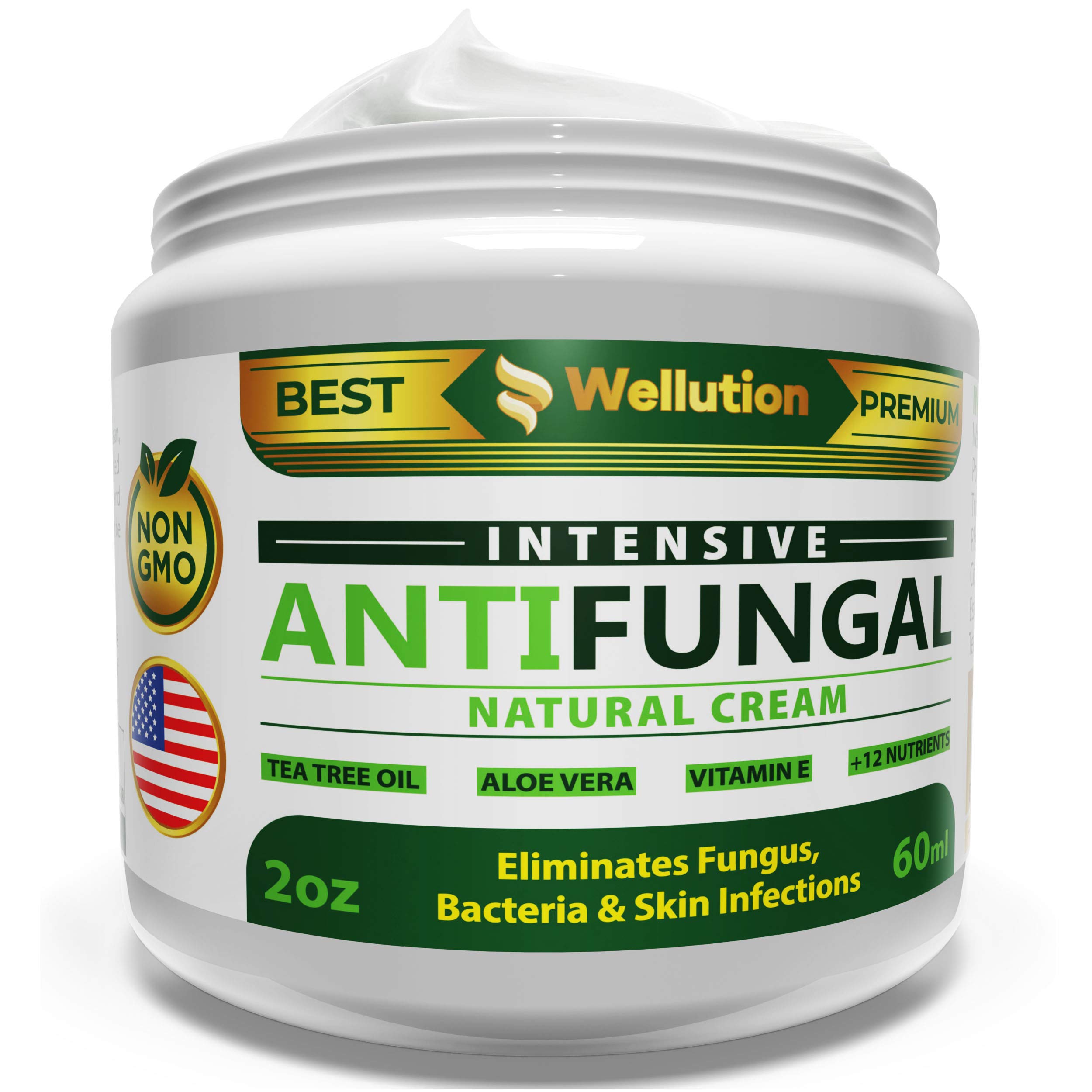 Antifungal Cream Natural Hair, Skin & Nail All in One, Intensive
