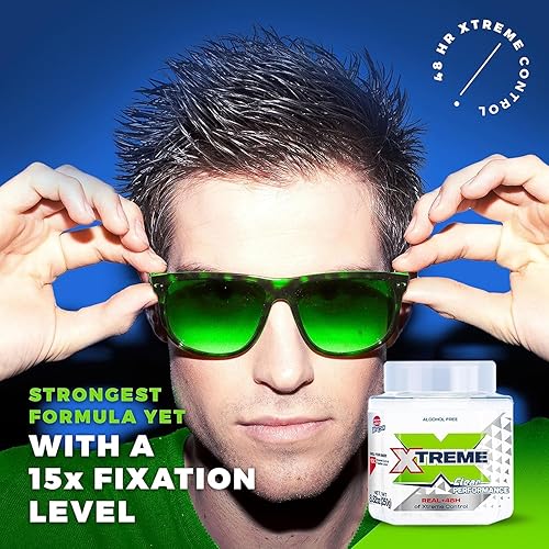 Miniatura 7 de Xtreme Clear Performance Wet Look Styling Gel para hombre, sin alcohol, 8.81 onzas, paquete de 3