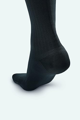 Miniatura 3 de JOBST forMen Ambition - Calcetines altos hasta la rodilla con tecnología SoftFit, 20-30 mmHg, calcetines de compresión para vestir, puntera cerrada,