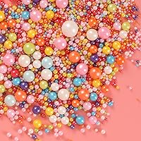 Vista 21 de Kasvan Black Pearl - Gránulos de azúcar comestibles – Perlas de caramelo comestibles 4.59 oz/4.58 onzas, tamaño mezclado, decoraciones de pasteles