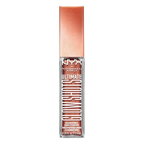 Miniatura 10 de NYX PROFESSIONAL MAKEUP Ultimate Glow Shots, sombra de ojos líquida iluminadora - Clementine Fine