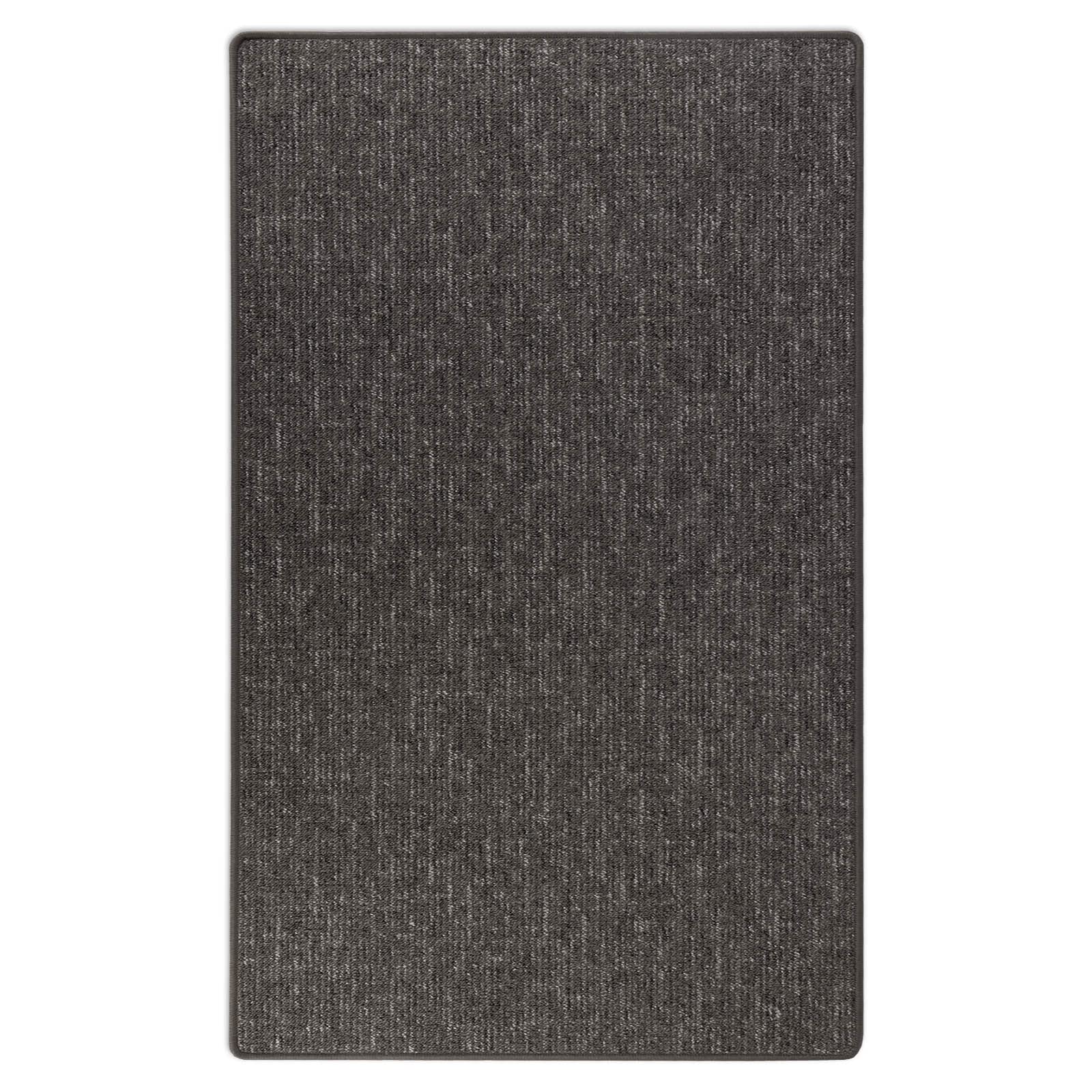 Floordirekt Tapis de couloir Alto - Au mètre - Tapis de cuisine et de couloir sur mesure - Tapis de salon et de couloir (anthracite, 100 x 400 cm)