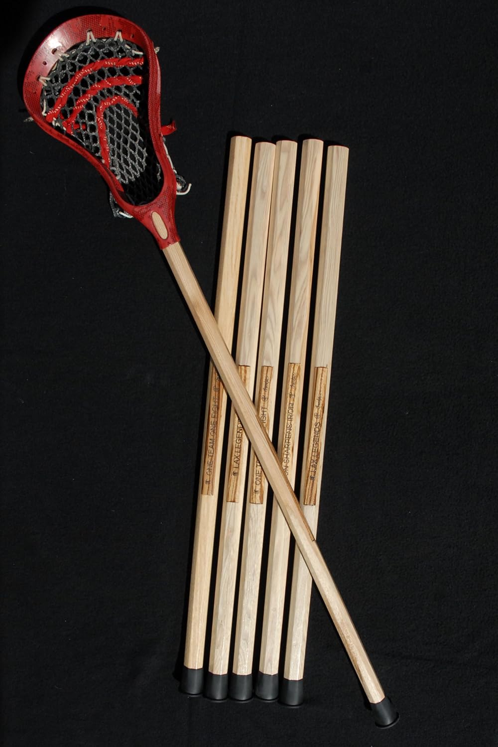 Hickory Attack Shaft (Laser Etched with Team Slogan "LAX